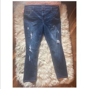 CUTE RIPPED JEANS (PLUS SIZE)